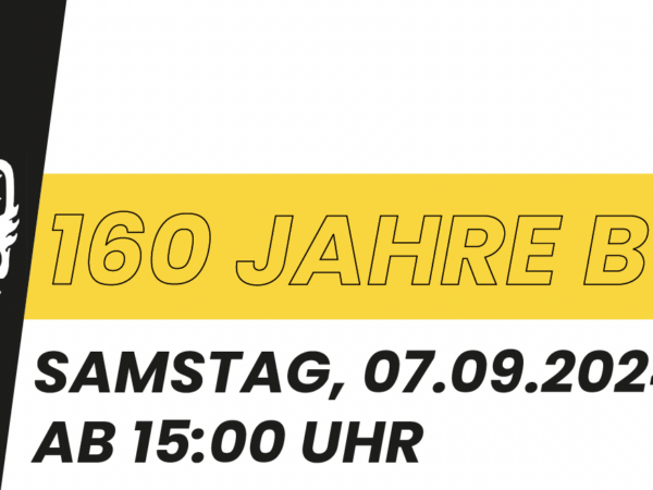 160 Jahre BTV am 7. September 2024